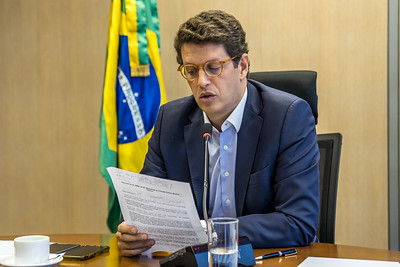 Ministro do meio ambiente Ricardo Salles