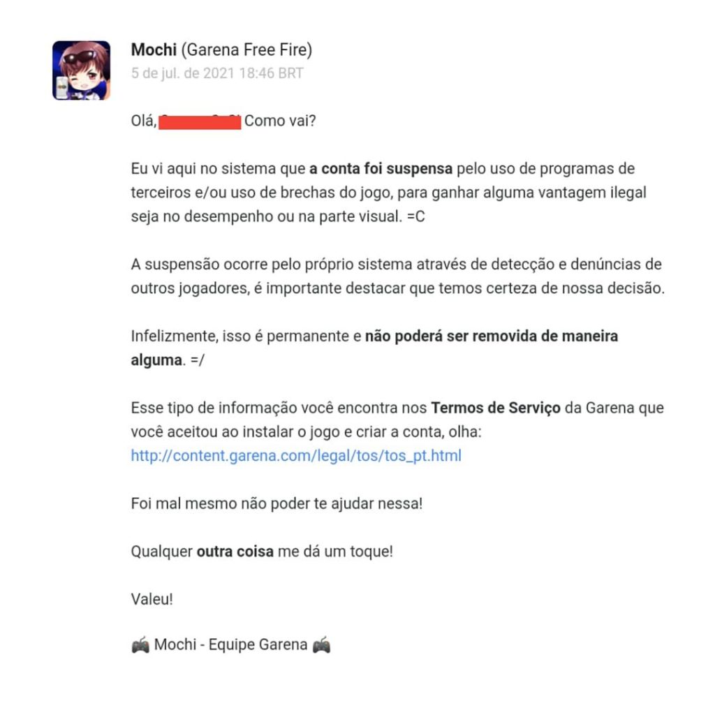 Jogador de 'Free Fire' pede indenização após ter conta bloqueada em MG