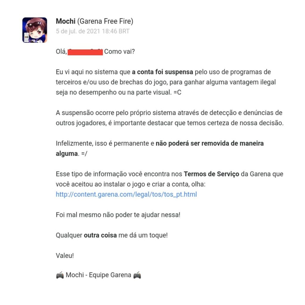 Jogador de 'Free Fire' pede indenização após ter conta bloqueada