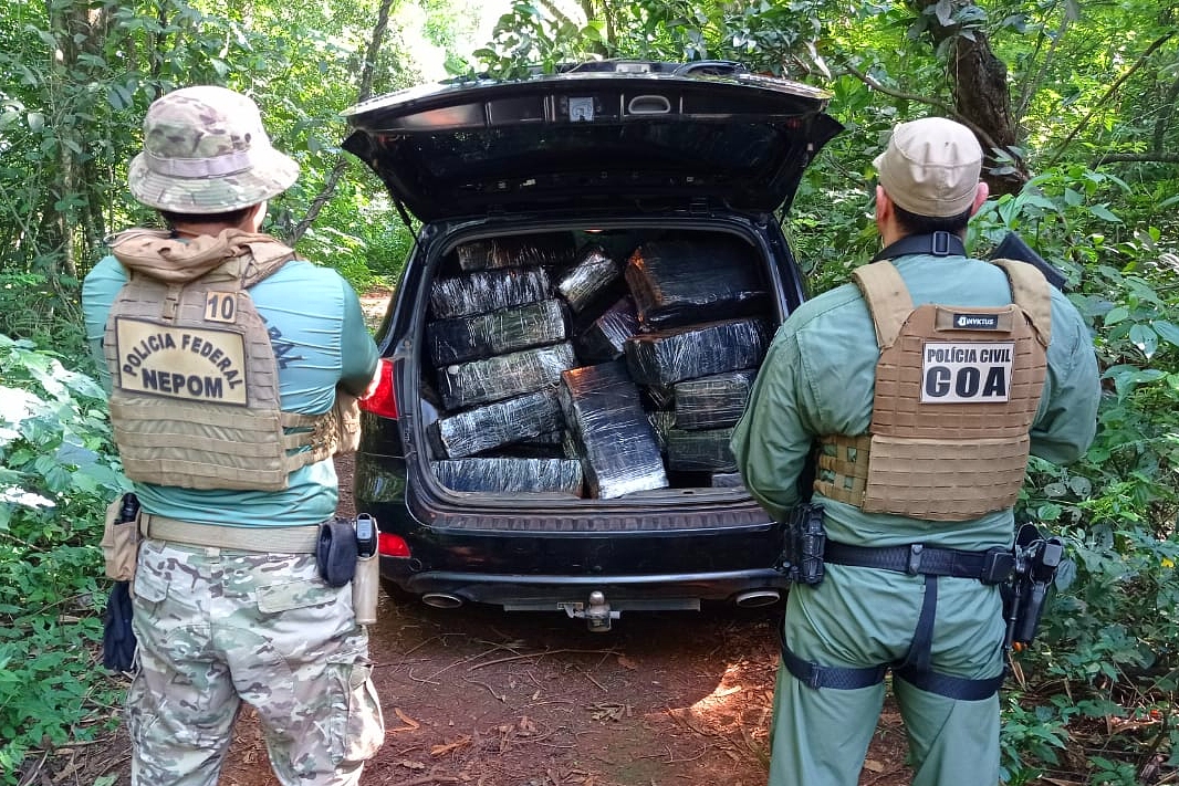 policia civil apreende uma tonelada de maconha