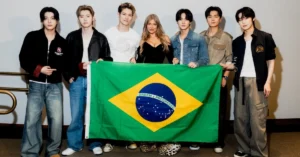 ENHYPEN une K-pop e funk brasileiro em parceria com Luísa Sonza